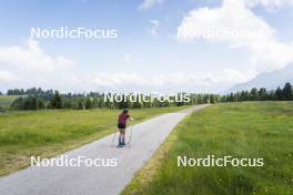 09.07.2024, Lavaze, Italy (ITA): Nicole Monsorno (ITA) - Cross-Country summer training, Lavaze (ITA). www.nordicfocus.com. © Vanzetta/NordicFocus. Every downloaded picture is fee-liable.