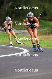 15.08.2024, Ulrichen, Switzerland (SUI): Sofie Krehl (GER) - Cross-Country summer training, Ulrichen (SUI). www.nordicfocus.com. © Manzoni/NordicFocus. Every downloaded picture is fee-liable.