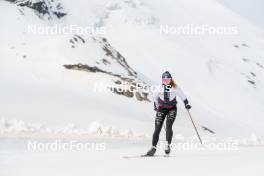 18.06.2024, Tignes, France (FRA): Mélissa Gal (FRA) - Cross-Country summer training, Tignes (FRA). www.nordicfocus.com. © Authamayou/NordicFocus. Every downloaded picture is fee-liable.