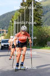 07.08.2024, Lenzerheide, Switzerland (SUI): Alina Meier (SUI) - Cross-Country summer training, Lenzerheide (SUI). www.nordicfocus.com. © Manzoni/NordicFocus. Every downloaded picture is fee-liable.