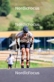 15.08.2024, Ulrichen, Switzerland (SUI): Janosch Brugger (GER) - Cross-Country summer training, Ulrichen (SUI). www.nordicfocus.com. © Manzoni/NordicFocus. Every downloaded picture is fee-liable.