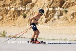 23.07.2024, Premanon, France (FRA): Hugo Lapalus (FRA) - Cross-Country summer training, Premanon (FRA). www.nordicfocus.com. © Manzoni/NordicFocus. Every downloaded picture is fee-liable.