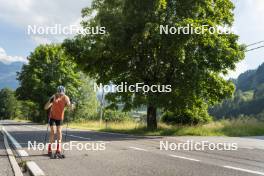 10.07.2024, Lavaze, Italy (ITA): Cyril Faehndrich (SUI) - Cross-Country summer training, Lavaze (ITA). www.nordicfocus.com. © Vanzetta/NordicFocus. Every downloaded picture is fee-liable.