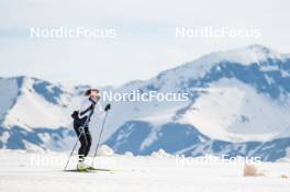 18.06.2024, Tignes, France (FRA): Léna Quintin (FRA) - Cross-Country summer training, Tignes (FRA). www.nordicfocus.com. © Authamayou/NordicFocus. Every downloaded picture is fee-liable.