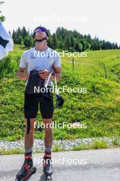 21.06.2024, Les Diablerets, Switzerland (SUI): Nicola Wigger (SUI) - Cross-Country summer training, Les Diablerets (SUI). www.nordicfocus.com. © Manzoni/NordicFocus. Every downloaded picture is fee-liable.