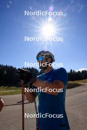 23.07.2024, Premanon, France (FRA): Lucas Chanavat (FRA) - Cross-Country summer training, Premanon (FRA). www.nordicfocus.com. © Manzoni/NordicFocus. Every downloaded picture is fee-liable.