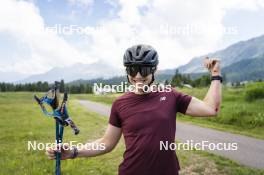 09.07.2024, Lavaze, Italy (ITA): Nicole Monsorno (ITA) - Cross-Country summer training, Lavaze (ITA). www.nordicfocus.com. © Vanzetta/NordicFocus. Every downloaded picture is fee-liable.