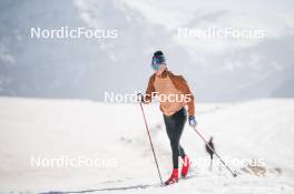 19.06.2024, Tignes, France (FRA): Maelle Veyre (FRA) - Cross-Country summer training, Tignes (FRA). www.nordicfocus.com. © Authamayou/NordicFocus. Every downloaded picture is fee-liable.