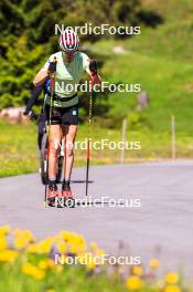 04.06.2024, Lenzerheide, Switzerland (SUI): Victoria Carl (GER) - Cross-Country training, Lenzerheide (SUI). www.nordicfocus.com. © Manzoni/NordicFocus. Every downloaded picture is fee-liable.