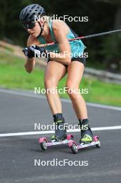 15.08.2024, Ulrichen, Switzerland (SUI): Lisa Lohmann (GER) - Cross-Country summer training, Ulrichen (SUI). www.nordicfocus.com. © Manzoni/NordicFocus. Every downloaded picture is fee-liable.