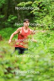 21.06.2024, Les Diablerets, Switzerland (SUI): Antonin Savary (SUI) - Cross-Country summer training, Les Diablerets (SUI). www.nordicfocus.com. © Manzoni/NordicFocus. Every downloaded picture is fee-liable.