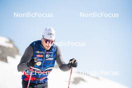 19.06.2024, Tignes, France (FRA): Lucas Chanavat (FRA) - Cross-Country summer training, Tignes (FRA). www.nordicfocus.com. © Authamayou/NordicFocus. Every downloaded picture is fee-liable.