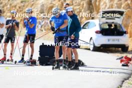 23.07.2024, Premanon, France (FRA): Lucas Chanavat (FRA) - Cross-Country summer training, Premanon (FRA). www.nordicfocus.com. © Manzoni/NordicFocus. Every downloaded picture is fee-liable.