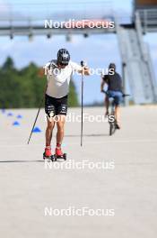 23.07.2024, Premanon, France (FRA): Jules Chappaz (FRA) - Cross-Country summer training, Premanon (FRA). www.nordicfocus.com. © Manzoni/NordicFocus. Every downloaded picture is fee-liable.