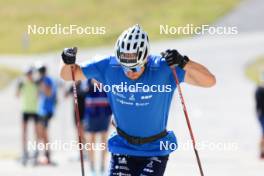 23.07.2024, Premanon, France (FRA): Lucas Chanavat (FRA) - Cross-Country summer training, Premanon (FRA). www.nordicfocus.com. © Manzoni/NordicFocus. Every downloaded picture is fee-liable.