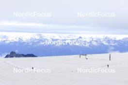 22.06.2024, Les Diablerets, Switzerland (SUI): Event Feature: Overview over the Glacier 3000 - Cross-Country summer training on the Glacier 3000, Les Diablerets (SUI). www.nordicfocus.com. © Manzoni/NordicFocus. Every downloaded picture is fee-liable.