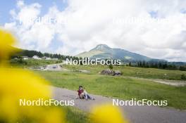 09.07.2024, Lavaze, Italy (ITA): Nicole Monsorno (ITA) - Cross-Country summer training, Lavaze (ITA). www.nordicfocus.com. © Vanzetta/NordicFocus. Every downloaded picture is fee-liable.