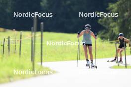 18.07.2024, Lenzerheide, Switzerland (SUI): Lea Fischer (SUI) - Cross-Country summer training, Lenzerheide (SUI). www.nordicfocus.com. © Manzoni/NordicFocus. Every downloaded picture is fee-liable.