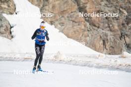 18.06.2024, Tignes, France (FRA): Delphine Claudel (FRA) - Cross-Country summer training, Tignes (FRA). www.nordicfocus.com. © Authamayou/NordicFocus. Every downloaded picture is fee-liable.