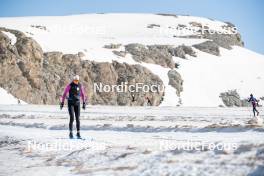 19.06.2024, Tignes, France (FRA): Delphine Claudel (FRA) - Cross-Country summer training, Tignes (FRA). www.nordicfocus.com. © Authamayou/NordicFocus. Every downloaded picture is fee-liable.