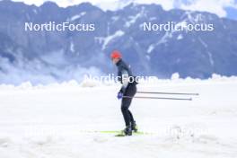 22.06.2024, Les Diablerets, Switzerland (SUI): Janik Riebli (SUI) - Cross-Country summer training on the Glacier 3000, Les Diablerets (SUI). www.nordicfocus.com. © Manzoni/NordicFocus. Every downloaded picture is fee-liable.