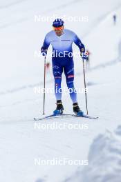 14.10.2024, Ramsau am Dachstein, Austria (AUT): Francesco De Fabiani (ITA) - Cross-Country summer training, Dachsteinglacier, Ramsau am Dachstein (AUT). www.nordicfocus.com. © Manzoni/NordicFocus. Every downloaded picture is fee-liable.