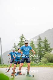 19.06.2024, Tignes, France (FRA): Théo Schely (FRA) - Cross-Country summer training, Tignes (FRA). www.nordicfocus.com. © Authamayou/NordicFocus. Every downloaded picture is fee-liable.