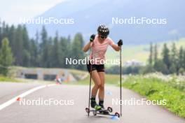 15.08.2024, Ulrichen, Switzerland (SUI): Katherine Sauerbrey (GER) - Cross-Country summer training, Ulrichen (SUI). www.nordicfocus.com. © Manzoni/NordicFocus. Every downloaded picture is fee-liable.