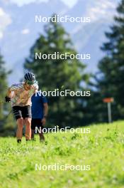 15.08.2024, Ulrichen, Switzerland (SUI): Janosch Brugger (GER) - Cross-Country summer training, Ulrichen (SUI). www.nordicfocus.com. © Manzoni/NordicFocus. Every downloaded picture is fee-liable.