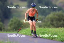 15.08.2024, Ulrichen, Switzerland (SUI): Katharina Hennig (GER) - Cross-Country summer training, Ulrichen (SUI). www.nordicfocus.com. © Manzoni/NordicFocus. Every downloaded picture is fee-liable.