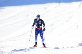 14.10.2024, Ramsau am Dachstein, Austria (AUT): Federico Pellegrino (ITA) - Cross-Country summer training, Dachsteinglacier, Ramsau am Dachstein (AUT). www.nordicfocus.com. © Manzoni/NordicFocus. Every downloaded picture is fee-liable.