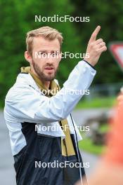 21.06.2024, Les Diablerets, Switzerland (SUI): Erik Braten Guidon (NOR), coach Team Switzerland - Cross-Country summer training, Les Diablerets (SUI). www.nordicfocus.com. © Manzoni/NordicFocus. Every downloaded picture is fee-liable.