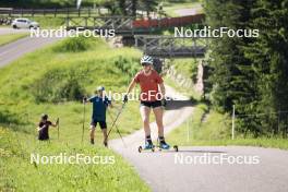 09.07.2024, Lavaze, Italy (ITA): Nadine Faehndrich (SUI) - Cross-Country summer training, Lavaze (ITA). www.nordicfocus.com. © Vanzetta/NordicFocus. Every downloaded picture is fee-liable.