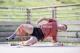 09.07.2024, Lavaze, Italy (ITA): Nadine Faehndrich (SUI) - Cross-Country summer training, Lavaze (ITA). www.nordicfocus.com. © Vanzetta/NordicFocus. Every downloaded picture is fee-liable.