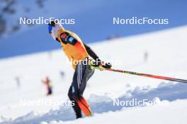 14.10.2024, Ramsau am Dachstein, Austria (AUT): Lucas Boegl (GER) - Cross-Country summer training, Dachsteinglacier, Ramsau am Dachstein (AUT). www.nordicfocus.com. © Manzoni/NordicFocus. Every downloaded picture is fee-liable.