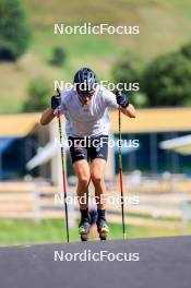 15.08.2024, Ulrichen, Switzerland (SUI): Friedrich Moch (GER) - Cross-Country summer training, Ulrichen (SUI). www.nordicfocus.com. © Manzoni/NordicFocus. Every downloaded picture is fee-liable.