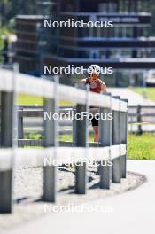 06.08.2024, Lenzerheide, Switzerland (SUI): Janik Riebli (SUI) - Cross-Country summer training, Lenzerheide (SUI). www.nordicfocus.com. © Manzoni/NordicFocus. Every downloaded picture is fee-liable.