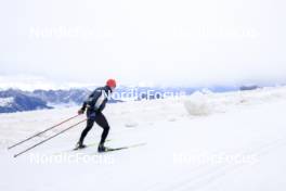 22.06.2024, Les Diablerets, Switzerland (SUI): Janik Riebli (SUI) - Cross-Country summer training on the Glacier 3000, Les Diablerets (SUI). www.nordicfocus.com. © Manzoni/NordicFocus. Every downloaded picture is fee-liable.