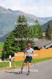 07.08.2024, Lenzerheide, Switzerland (SUI): Cla-Ursin Nufer (SUI) - Cross-Country summer training, Lenzerheide (SUI). www.nordicfocus.com. © Manzoni/NordicFocus. Every downloaded picture is fee-liable.