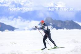 22.06.2024, Les Diablerets, Switzerland (SUI): Janik Riebli (SUI) - Cross-Country summer training on the Glacier 3000, Les Diablerets (SUI). www.nordicfocus.com. © Manzoni/NordicFocus. Every downloaded picture is fee-liable.