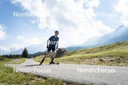 09.07.2024, Lavaze, Italy (ITA): Cyril Faehndrich (SUI) - Cross-Country summer training, Lavaze (ITA). www.nordicfocus.com. © Vanzetta/NordicFocus. Every downloaded picture is fee-liable.