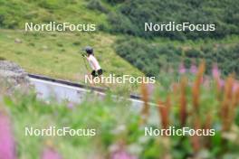 14.08.2024, Ulrichen, Switzerland (SUI): Katharina Hennig (GER) - Cross-Country summer training, Ulrichen (SUI). www.nordicfocus.com. © Manzoni/NordicFocus. Every downloaded picture is fee-liable.