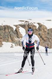 18.06.2024, Tignes, France (FRA): Mélissa Gal (FRA) - Cross-Country summer training, Tignes (FRA). www.nordicfocus.com. © Authamayou/NordicFocus. Every downloaded picture is fee-liable.