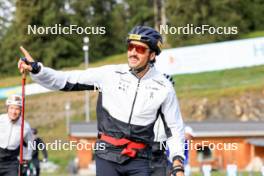 10.09.2024, Lenzerheide, Switzerland (SUI): Jonas Baumann (SUI) - Cross-Country training, Lenzerheide (SUI). www.nordicfocus.com. © Manzoni/NordicFocus. Every downloaded picture is fee-liable.