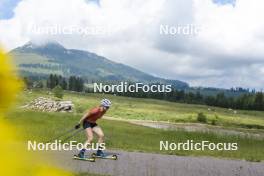 09.07.2024, Lavaze, Italy (ITA): Nadine Faehndrich (SUI) - Cross-Country summer training, Lavaze (ITA). www.nordicfocus.com. © Vanzetta/NordicFocus. Every downloaded picture is fee-liable.