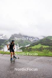 21.06.2024, Les Diablerets, Switzerland (SUI): Valerio Grond (SUI) - Cross-Country summer training, Les Diablerets (SUI). www.nordicfocus.com. © Manzoni/NordicFocus. Every downloaded picture is fee-liable.