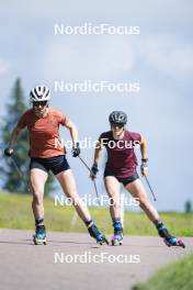 09.07.2024, Lavaze, Italy (ITA): Nadine Faehndrich (SUI) - Cross-Country summer training, Lavaze (ITA). www.nordicfocus.com. © Vanzetta/NordicFocus. Every downloaded picture is fee-liable.