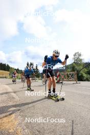 24.07.2024, Premanon, France (FRA): Remi Bourdin (FRA) - Cross-Country summer training, Premanon (FRA). www.nordicfocus.com. © Manzoni/NordicFocus. Every downloaded picture is fee-liable.