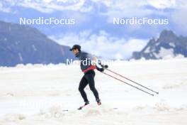 22.06.2024, Les Diablerets, Switzerland (SUI): Jonas Baumann (SUI) - Cross-Country summer training on the Glacier 3000, Les Diablerets (SUI). www.nordicfocus.com. © Manzoni/NordicFocus. Every downloaded picture is fee-liable.