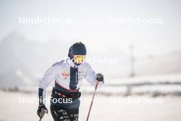 19.06.2024, Tignes, France (FRA): Juliette Ducordeau (FRA) - Cross-Country summer training, Tignes (FRA). www.nordicfocus.com. © Authamayou/NordicFocus. Every downloaded picture is fee-liable.